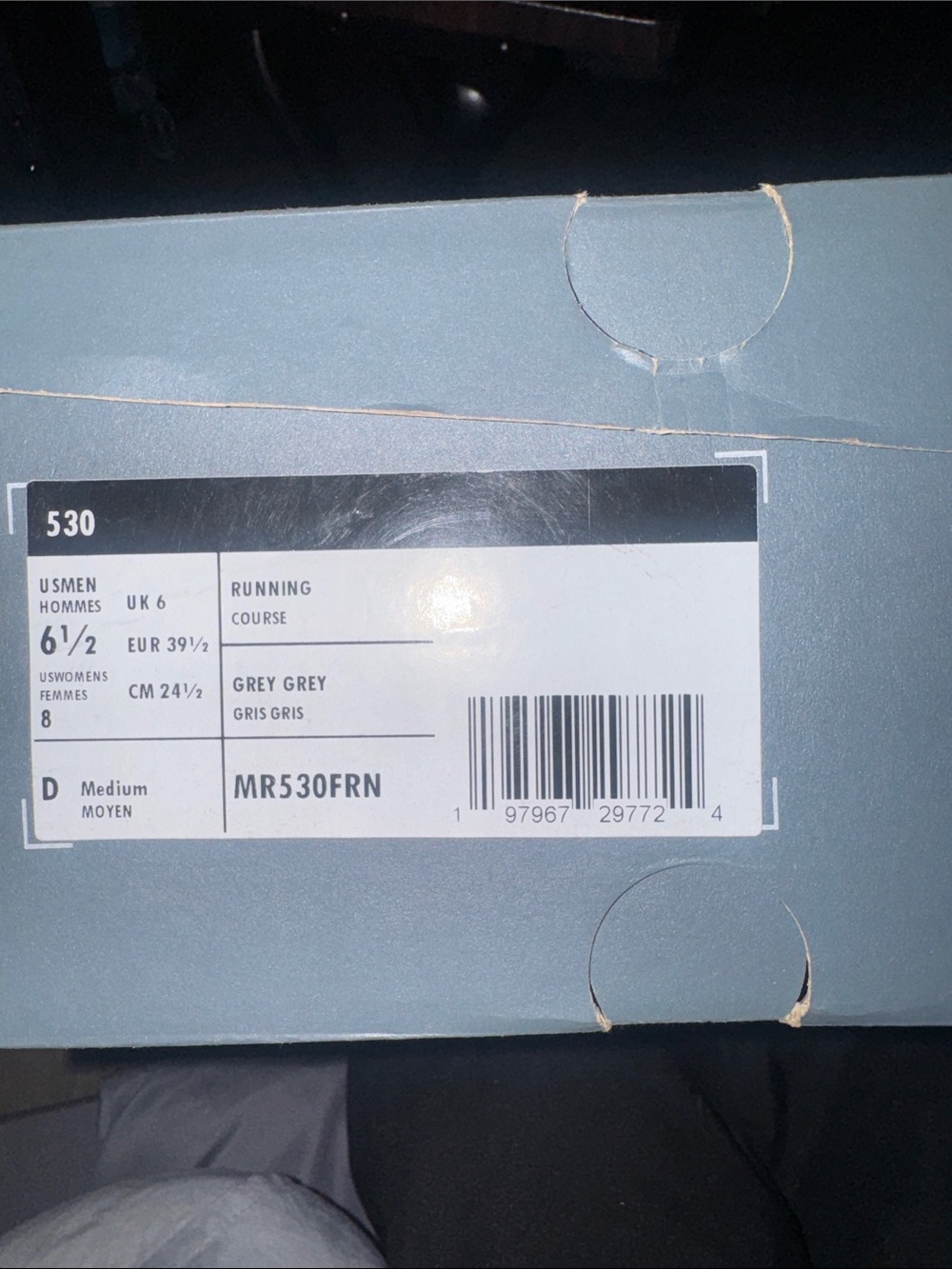 New Balance Women's Gray and Gray 530 - Picture 2 of 5